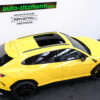 gelber Lamborghini Urus, Ansicht von oben