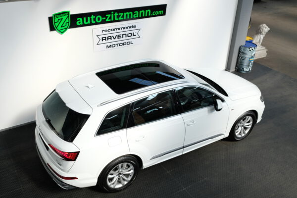 Audi Q7 50 TDI in weiß rechte Seite, Audi kaufen Nürnberg Auto Zitzmann